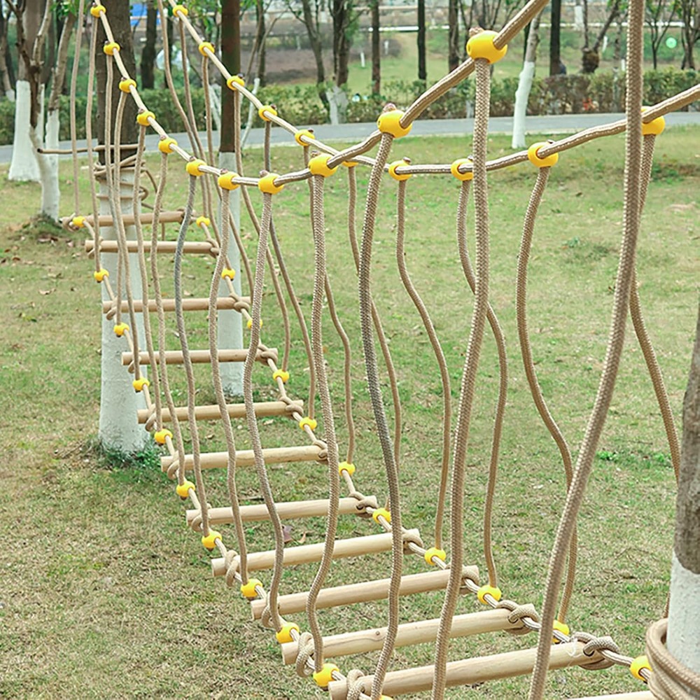 Kids Outdoor Climbing Frame - Anaokulu Fiziksel Gelişim Eğitimi Kolçaklı Salıncak
