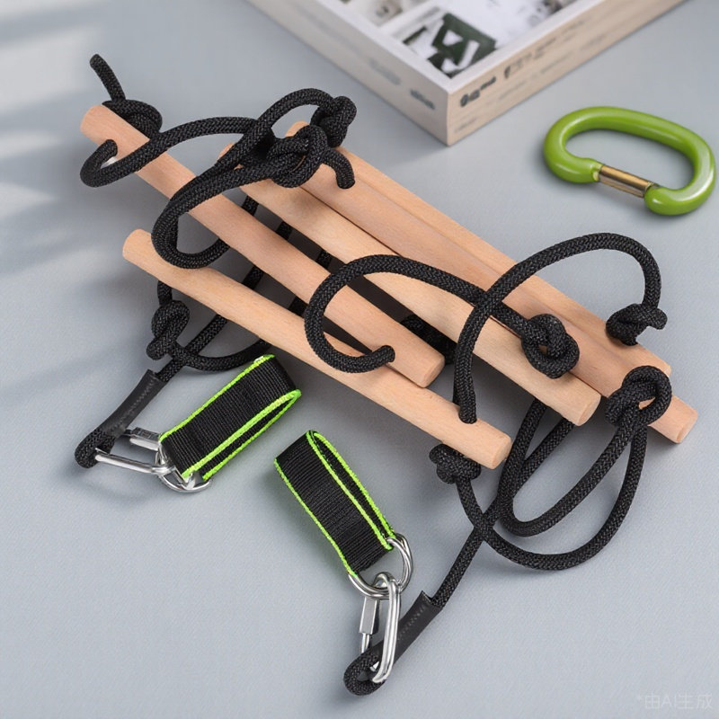 Kids Outdoor Climbing Frame - 1 Adet Çocuk Tırmanma Halatı ve