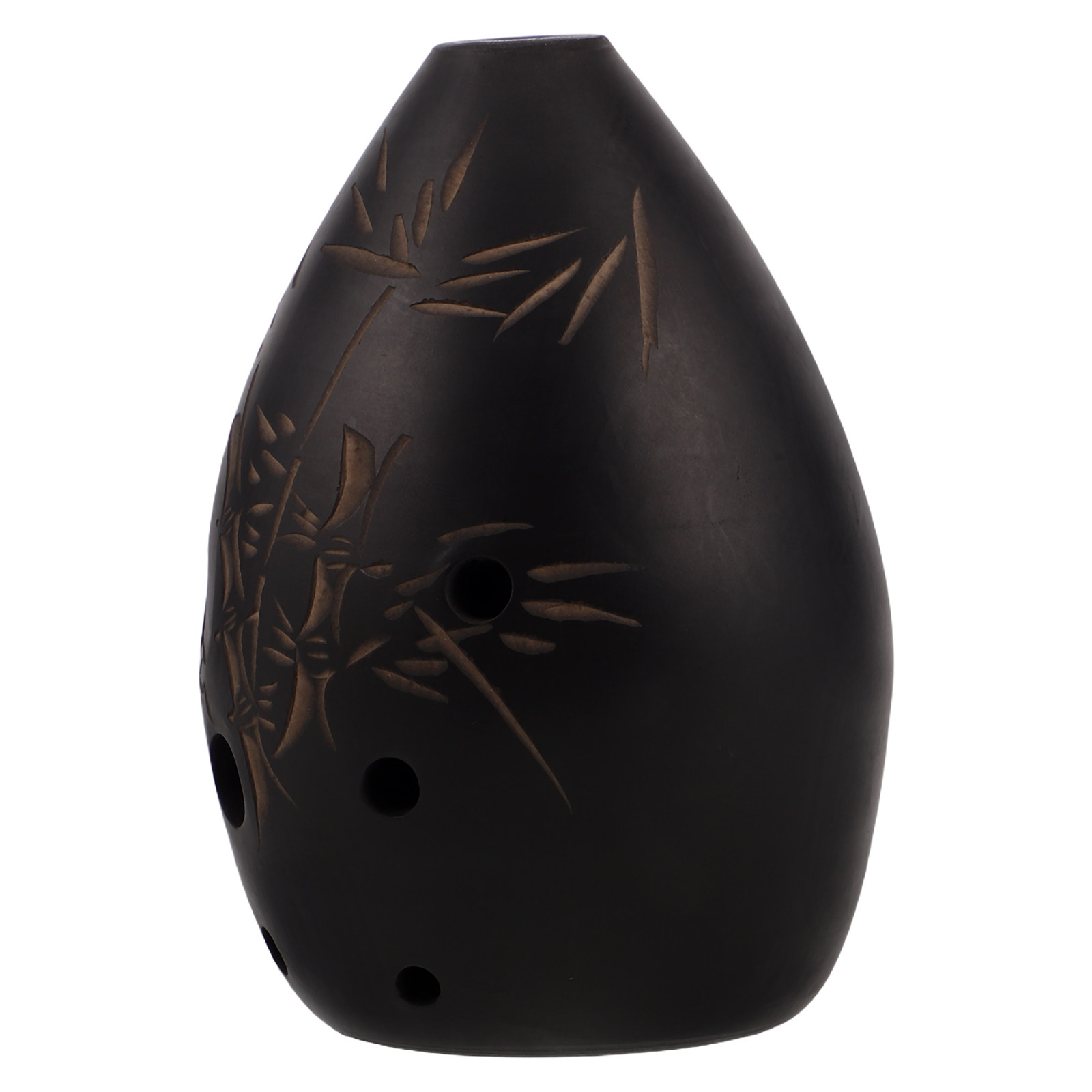 Kids Outdoor Instruments - Seramik 8 Delikli Ocarina, Elde Cilalanmış,