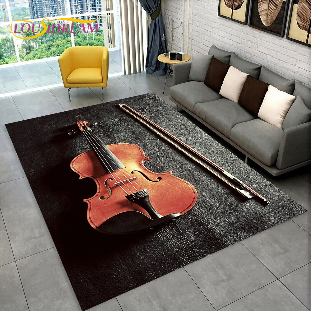 Kids Outdoor Instruments - Klasik keman enstrüman müzik alan kilim,