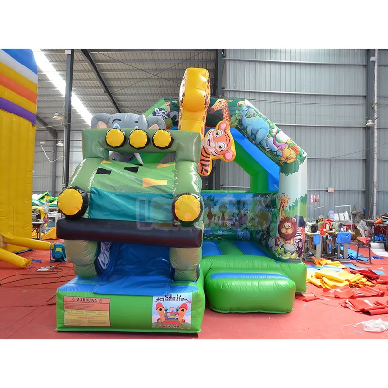 Safari Jeep Temalı Şişme Oyun  - Kids Outdoor Zoo incelemesi ve fiyatı