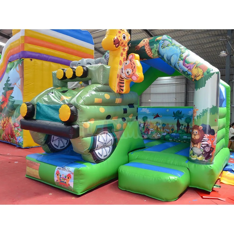 Safari Jeep Temalı Şişme Oyun  - Kids Outdoor Zoo incelemesi ve fiyatı
