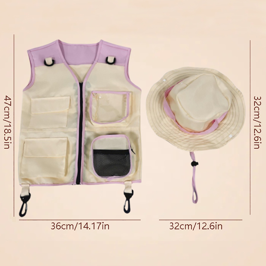 Çocuk Explorer yelek şapka tak - Kids Outdoor Explorer Set incelemesi ve fiyatı
