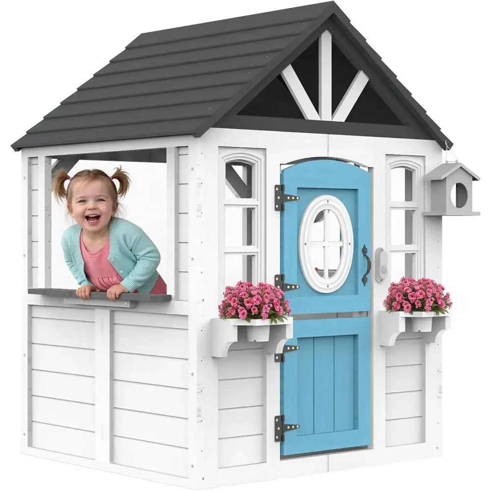 YOE Ahşap Çocuk Oyun Evi, Mutf - Kids Outdoor House With Kitchen incelemesi ve fiyatı